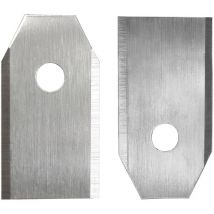 Ibuyke - 30 lames de rechange en acier inoxydable compatibles avec Husqvarna Gardena McCulloch Rob Flymo Yardforce Matrix Grizzly Brast - Vis incluses