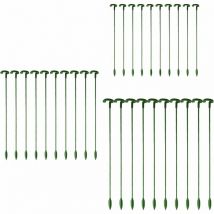 Soniatkia - 30 Pack Garden Plant Stakes, Single Stems, Flower Stakes, Orchid, Peony, Lily, Rose