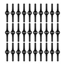 Ugreat - 30 pcs lames de rechange en plastique, lames de coupe-bordures, lames de tondeuse, accessoires de tondeuse, lames de rechange pour