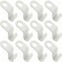 Werwing - ccykxa 30 Pieces Plastic Hanger Hooks, Space Saving Closet Hanger Connecting Hook