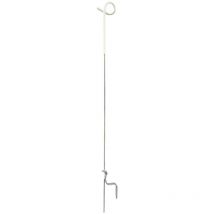 Horizont - 30 Piquets acier avec isolateur œillet 105 cm