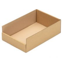 Kk Verpackungen - 30 Regalkartons 300 x 200 x 100 mm Sortierboxen Lagerboxen Aufbewahrung Wellpappe