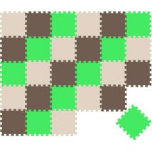 Littletom - 27 Tapis de Sol épais pour Bébé Enfant - 30x30 Dalles Puzzle Carré en Mousse eva