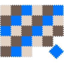 Littletom - 27 Tapis de Sol épais pour Bébé Enfant - 30x30 Dalles Puzzle Carré en Mousse eva