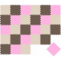 Littletom - 27 Teile Baby Kinder Puzzlematte Ab Null - 30x30 Puzzle Spielmatte Krabbelmatte