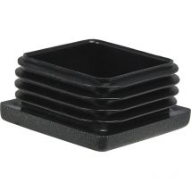No Brand - Lamellenstopfen Rechteckig 30x20 Mm Wandstärke 1 - 3 Mm Kunststoff Schwarz