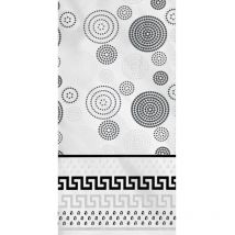 Gemitex - 30 x tovagliato cristal dis. CS168 h 140 cm