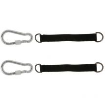 Memkey - 300 cm Sangle Balancoire Arbre, Sangles Lourde Suspension, Kit de Suspension avec 2 Mousquetons D-Ring, pour Le Camping, Le Patio, Les