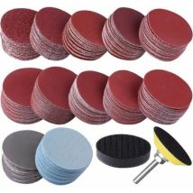 300 Schleifscheiben 50 Mm Mit Körnungen 80, 100, 180, 240, 600, 800, 1000, 1200, 2000, 3000 - Zum Schleifen, Fräsen Und Gravieren.