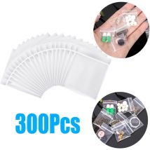 Bluedeer - 300 Stück Mini-Ziplock-Beutel, Kleiner versiegelter Beutel Ziplock-Beutel, Kleine Tasche Plastiktüten, wiederverschließbare