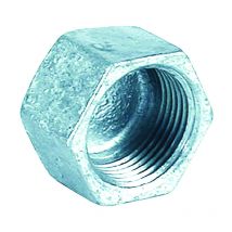 Tappo femmina calotta esagonale in ghisa zincata - f 1/2