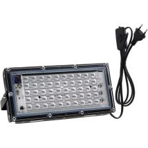 300 W Uv-led-flutlicht, Schwarz, Wasserdicht, Für Garten, Parkplatz, Terrasse Und Spielplatz, Ideal Für Partydekorationen Mit Leuchteffekt