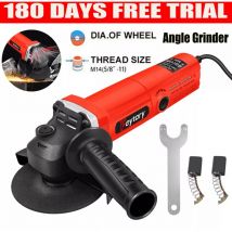 3000W Electric Angle Grinder 115mm 4.5 inch Grinding Tool 12000RPM + Wheel Guard