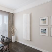 Aica Sanitaire - aica 1800x560mm 3 Column Vertical White Radiator Central Heating Cast Iron Style