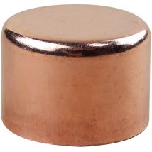 Bouchon cuivre rond à souder - Femelle - diamètre 42 mm