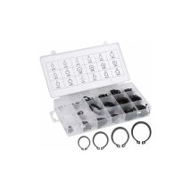 Tuserxln - Lot de 300 circlips E-clips, assortiment d'anneaux de retenue externes, clips en c, rondelles à boucle fendue, 2mm-32mm
