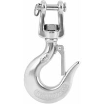 Aiperq - 304 Edelstahl Augenhebehaken Sicherheitshaken Mit Riegel Rigging Zubehör 1000kg