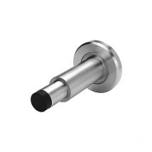 Woosien - 304 Edelstahl verstellbarer extra langer Gummi-Türstopper-Schutzgriff Türwand-Türstopper