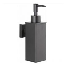 Wall Mounted Soap Dispenser Made of 304 Stainless Steel – Matte Black – for Daily Use