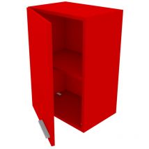 Mobilfino Camerette - 304PLX - Bibliothèque murale avec porte l 45 h 64 Prof.32 - Rouge