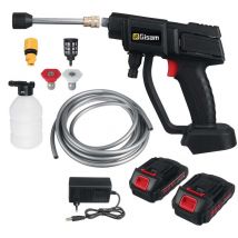 30Bar 2 Batterie 5m Tuyau 3 Buses Jardin Pet Nettoyage Extérieur Voiture