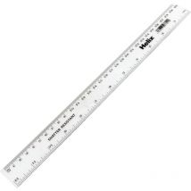 30CM Shatterproof Ruler Clear - Helix
