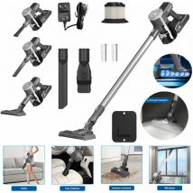 Dayplus - 30Kpa Aspirateur de sol sans fil pour tapis et moquettes avec lampe led