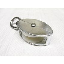 Securefix Direct - 30MM Awning Pulley Single Nylon Sheave Swivel Eye - Rope Line Pulling