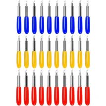 30pcs Lames de Rechange pour Machines de Découpe de Vinyle - Multicolore