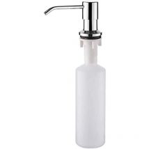 Distributeur de savon liquide de cuisine, distributeur de savon intégré, chrome, taille unique