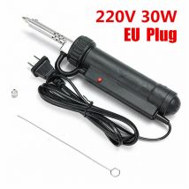 Tophomer - 30W 220V eu Plug Ventouse à souder sous vide électrique / pompe à dessouder / réparation d'outils - noir