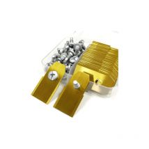 Yzmrbdqc - 30 x Lames de Rechange en Titane pour tous les Tondeuses de Jardin Automower Husqvarna/Gardena/Yard Force/Automower, 0.75 mm avec Vis