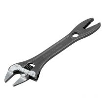 Bahco 200mm Thin Jaw Adjustable Spanner with Serrated Pipe Jaws BAH31T