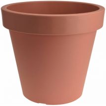 Kunststoff Pflanzkübel M Mittelgroß - 38 Cm/terracotta - Blumenkübel Rund Für Außen Und Innen - Garten Pflanztopf Blumentopf Pflanzgefäß Übertopf