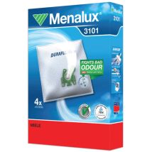 Sacs aspirateur – 900196141 – Menalux 3101 – Sac pour aspirateur, 4 pièces, compatible Miele S227/S240/S400
