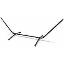 Amanka - 310x100 Support Hamac Acier jusqu'à 120 kg - Pied Hamac 2 Places - Exterieur