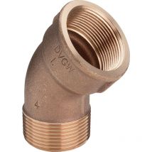 Viega 3121 Curva 45° Ø3/4'Maschio Femmina Bronzo - 264185