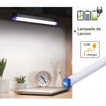 32 Cm Led-Notfalllampe Mit Magnetischer, Über Usb Wiederaufladbarer, Tragbarer Arbeitstaschenlampe