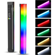 Lifcausal - 32 cm/12,6 pouces Bâton lumineux rgb portable ,Tube led magnétique Baguette lumineuse 10 w Lumière de remplissage pour photographie 2500