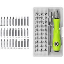 Set de tournevis de précision 32 en 1 - Portable pour ordinateur, iPhone, lunettes