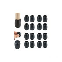 32 Pieces Chair Leg Protectors, Silicone Chair Leg Caps, Chair Tip Caps with Felt Pads, Silicone Chair Leg Protectors to Protect Floor from Scratches