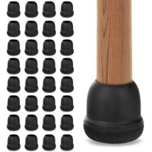 32 pièces de protège-pieds de chaise avec feutre, couvre-pieds de chaise en silicone, coussins de chaise, chaise, protège-pieds de meubles, adaptés