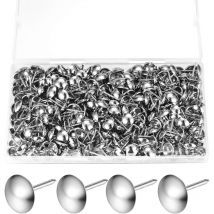 Memkey - 320 Upholstery Nails, Upholstery Pins, Decorative Furniture Nails, Antique Thumbtacks, Drafting Chair Nails, Carpet Nails, Rivet Nails - 11