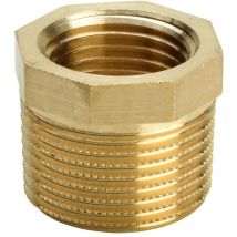 VIEGA 3241 Raccordo Manicotto Ridotto Ø1"Maschio x3/4"Femmina Bronzo Lucido - 266479