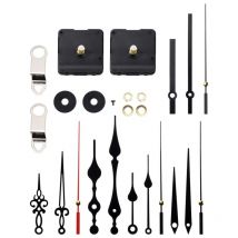 Tlily - 32Mm Langer Schaft diy Quarz Uhr Uhrwerk mit 5 Verschiedenen Paaren Zeigern Wand Teile