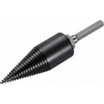 Heguyey - 32mm Log Splitter Wood Splitter Heavy Duty Drill Screw Cone Conductive Fire Wood Splitter Splitting Wood Cone Bit (Small)
