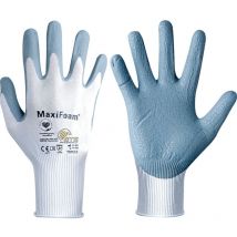 ATG - 34-800 Maxifoam Palm-side Coated White/Grey Gloves - Size 10