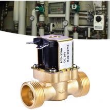 Rapanda - 3/4' dc 24V Normally Closed Brass Electric Solenoid Magnetic Valve For Water Control