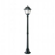 Mittlerer gartenpalo mit schwarzer quadrated lantern 341/06