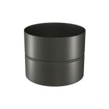 [344124] Raccord noir mat TEN 344124 femelle/femelle 12cm D125mm